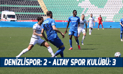 Denizlispor: 2 – Altay Spor Kulübü: 3