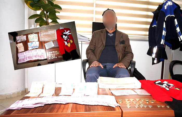 Dilencinin üzerinden 14 bin lira çıktı1