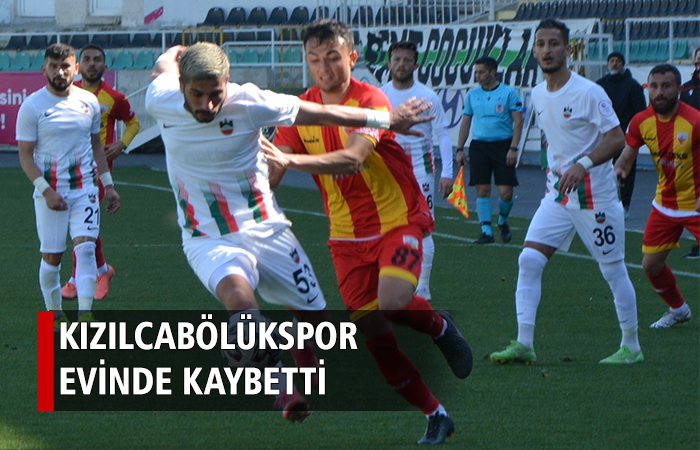 Kızılcabölükspor evinde kaybetti