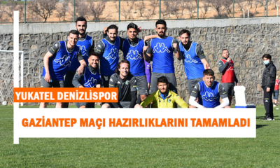 Yukatel Denizlispor, Gaziantep maçı hazırlıklarını tamamladı