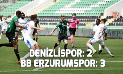 Denizlispor: 2 – BB Erzurumspor: 3