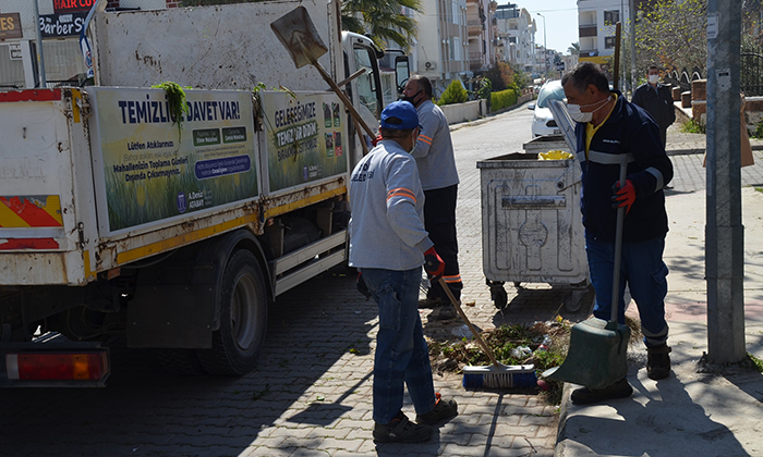 Didimde temizlik çalışması pilot mahallelerde başladı