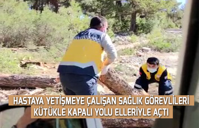 Hastaya yetişmeye çalışan