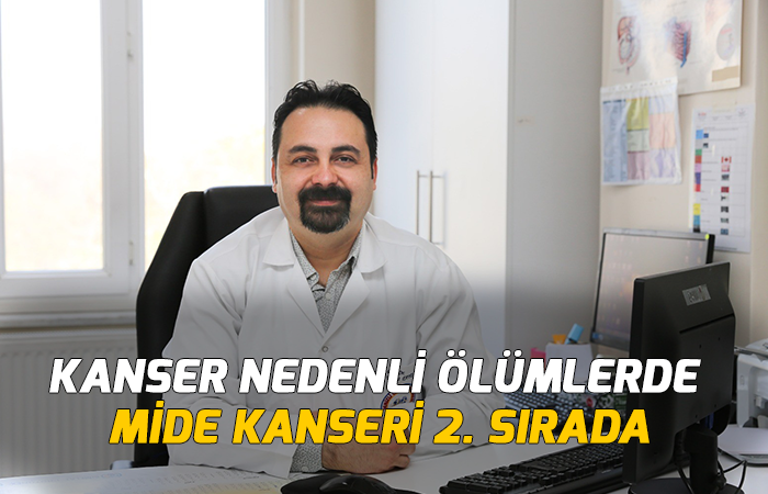 Kanser nedenli ölümlerde mide kanseri 2 sırada