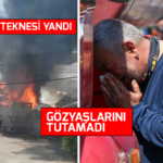 gözyaşlarınına boğulan sürücü