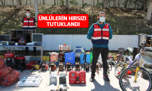 ünlülerin hırsızı tutuklandı