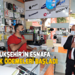 Büyükşehirin esnafa destek ödemeleri başladı