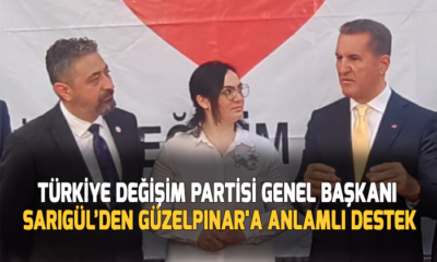 TDP Genel Başkanı Mustafa Sarıgül’den Güzelpınar’a Anlamlı Destek