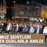 15 Temmuz şehitleri Tavas’ta dualarla anıldı