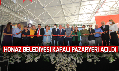 Honaz Belediyesi Kapalı Pazaryeri Açıldı