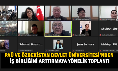 PAÜ ve Özbekistan Devlet Üniversitesi’nden İş Birliğini Arttırmaya Yönelik Toplantı