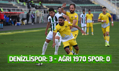 Ziraat Türkiye Kupası: Denizlispor: 3 – Ağrı 1970 Spor: 0