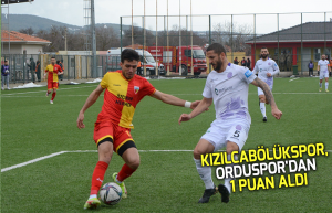 Kızılcabölükspor, Orduspor’dan 1 puan aldı