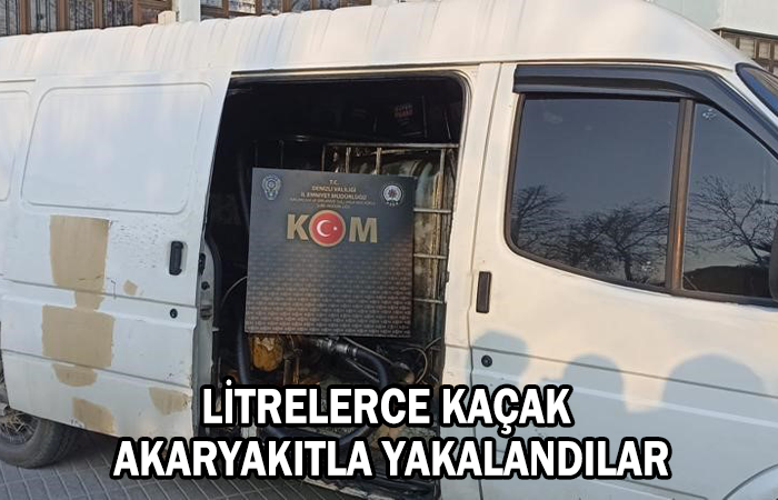 Litrelerce kaçak akaryakıtla yakalandılar
