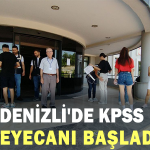 Denizli’de KPSS heyecanı başladı