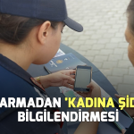 Jandarmadan 'kadına şiddet' bilgilendirmesi