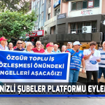KESK Denizli Şubeler Platformu Eylem Yaptı