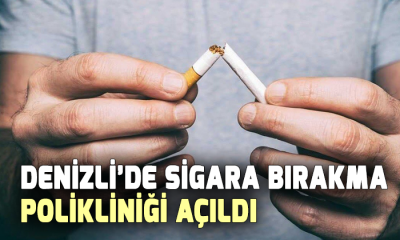 Denizli’de Sigara Bırakma Polikliniği Açıldı