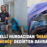 Engelli hurdacıdan 'insanlık ölmemiş' dedirten davranış1