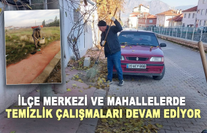 İlçe merkezi ve mahallelerde temizlik çalışmaları