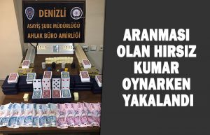 Aranması-olan-hırsız-kumar-oynarken-yakalandı