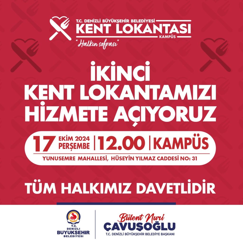 Kent Lokantası'nı ikinci şubesi açılıyor