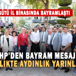 CHP Örgütü'nden Bayram Mesajı