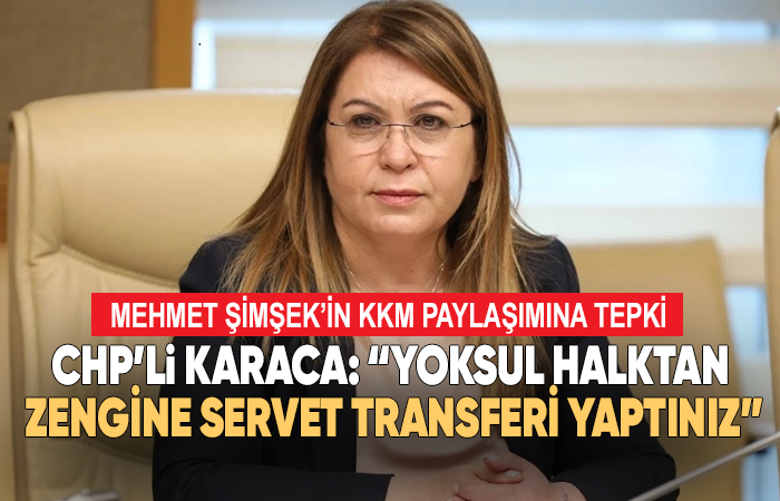 Mehmet Şimşek’in KKM Paylaşımına CHP’den Sert Tepki