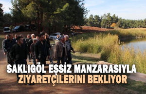 Saklıgöl eşsiz manzarasıyla ziyaretçilerini bekliyor