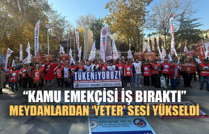 Meydanlardan ‘Yeter’ Sesi Yükseldi