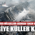 Denizli'de Fabrika Yangını: Geriye Bu Görüntüler Kaldı