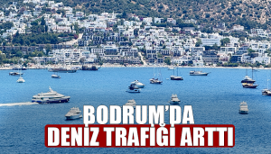 Bodrum’da Deniz Trafiği Arttı