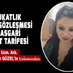Avukatlık Ücret Sözleşmesi ve Asgari Ücret Tarifesi