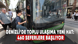 Denizli’ye Yeni Otobüs Hattı