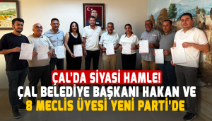 Başkan Hakan ve 8 Meclis Üyesi Yeni Parti'de