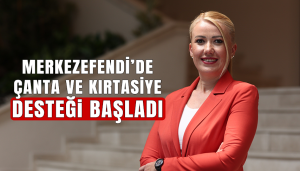 Merkezefendi’de çanta ve kırtasiye desteği başladı