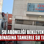 CHP İl Başkanlığına Tankerle Su Desteği