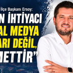 Başkanı Ersoy: "Çal'ın İhtiyacı Sosyal Medya Şovları Değil, Hizmettir"