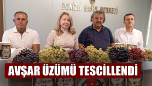 Avşar üzümü tescillendi