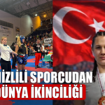 Denizlili sporcudan Dünya ikinciliği