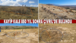Kayip kale 850 yıl sonra Çivril'de bulundu