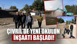 Çivril’de Yeni Okulun İnşaatı Başladı!